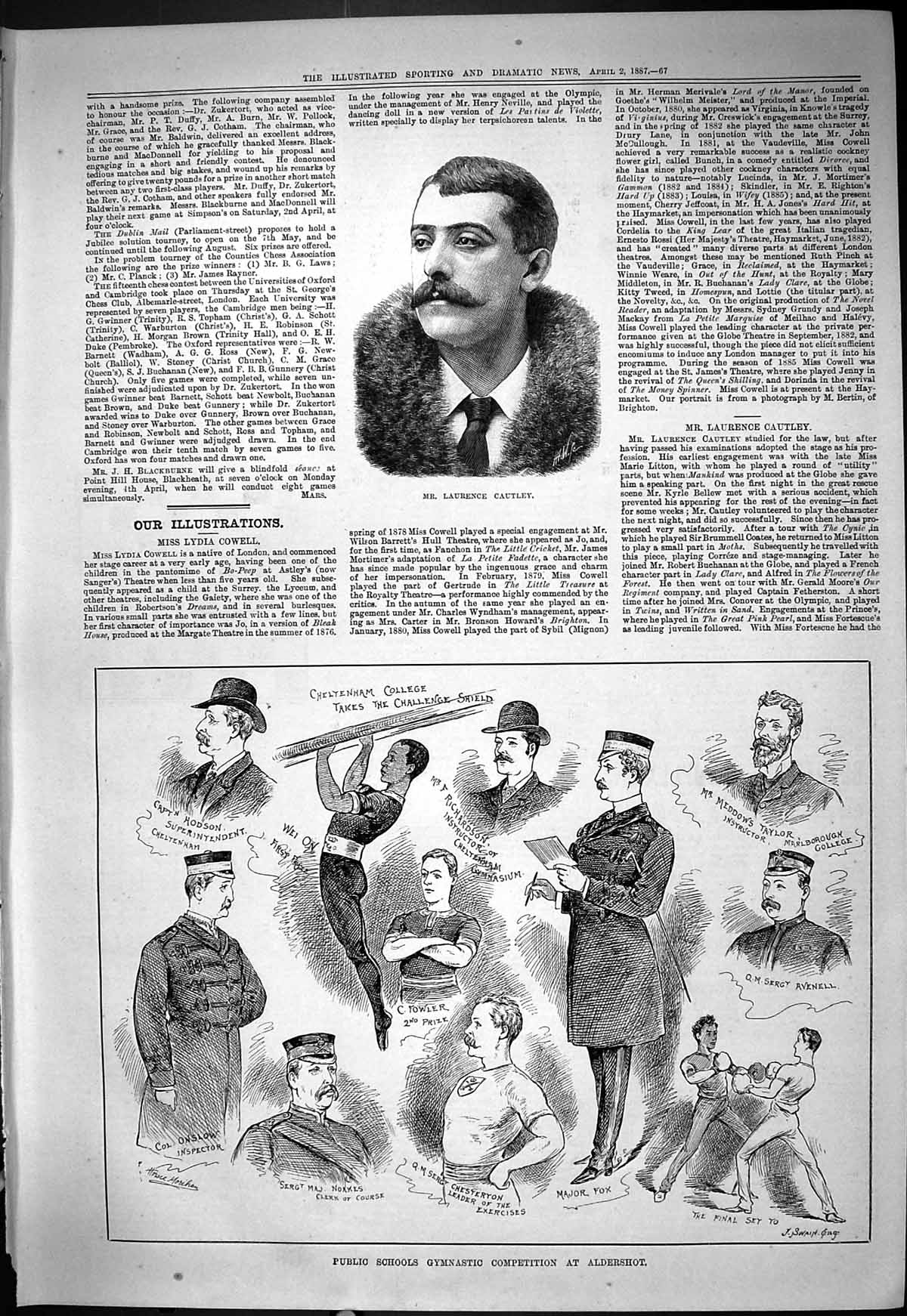 Old 1887 Laurence Cautley School Gymnastic Aldershot Fowler Hodson On Victorian