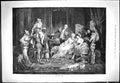 Original Old Antique Print 1887 Carnival Time Celebration Entertainment Scene