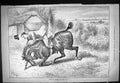 Original Old Antique Print 1887 Horse Hunting Down Course Huntsman Sport 19th