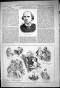 Old Theseus Amateur Dramatic Club Bunter Bertie Brown 1887 Reginald S Victorian