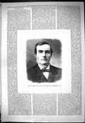 Original Old Antique Print 1887 Portrait Famous Horse Owner Duke Westminster