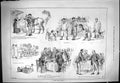Old Antique Print 1887 Puppy Show Pets John Hounds Dogs Hunting Farmers 19th