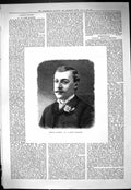 Original Old Antique Print 1887 Portrait Famous Horse Owner Lord Hastings 19th