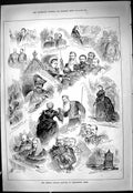Old 1887 Queen Jubilee Westminster Abbey Indian Prince Holkar Indore Victorian