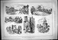 Antique Old Print Theatre Critic 1887 Cycling Rambles Edgeware Watford Church