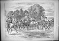 Original Old Antique Print 1887 Horses Coaches Goodwood Park Transport 19th