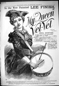 Old 1887 Advertisement Queen Velvet Felstead Hunt Lee Finish Pantenee Victorian