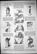 Old Print Theatre Captious Critic Nicholls Lewis Biddy Parker Benson 1887 19th
