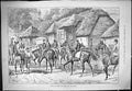 Antique Old Print 1887 Hunting Horses Going Work Field Downs Huntsmen Swain