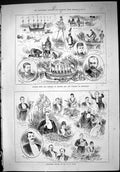 Old 1887 Jubilee Fete Science Art School Southport Dinner Ward Brough Victorian