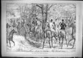 Old Antique Print 1887 Opening Day Hounds Hunting Horses Huntsmen Sport 19th