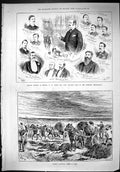 Old 1887 Dinner Smith Cricket Club Holborn Purkiss Cockett Owens Cart Victorian