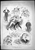 Old 1887 Sullivan St. James'S Hall Bozing Ashton Smith International Victorian