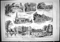 Old 1887 Sheffield Place Park Fletching Church Stepping Stones Mill A Victorian
