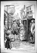 Old 1887 Advertisement Pears Soap Street Scene Shopping Sedan Chairs Victorian