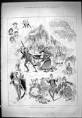 Antique Print Highbury House Dramatic Club St. Leonards Actors Theatre 1887
