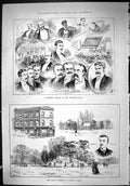 Old 1888 Smoking Concert Beaufort Club Bridgman Argus Harriers Clapha Victorian