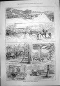 Old New Dunstall Park Racecourse Paddock Avenue Park Water Jump 1888 Victorian