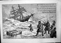 Antique Print Beechams Pills Saving Fisherman Boat Storm Clinging Box 1888 19th