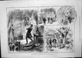 Old Antique Print Scenes From Monks Room Globe Theatre John Jellicoe 1888 19th