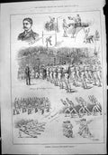 Antique Old Print Swedish Gymnastics Harrow School S Dadd Allan Broman 1888