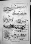 Old Last Camp Wimbledon Souvenir Inns Court Lines Hospital Officers18 Victorian