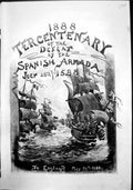 Antique Print Tercentenary Spanish Armada 1588 Humphrey Bolins Account 1888