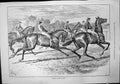 Old Upsetting Their Temper J Sturgess Horses Jockeys Race Man Flag 18 Victorian