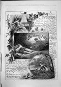 Old Antique Print Rhyme About Maiden Restored Health Beechams Pills 1888 19th