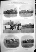 Antique Print Lingfield Park February Steeplechases Winner Leveson-Gower 189