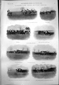 Old Print Sandown Park Grand Military Meeting Baslow Mark Over Romeo 1899 19th