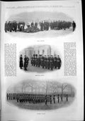 Antique Print Coal Fatigue Barrack Picket Return Omdurman Southampton 1899