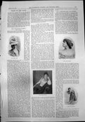 Old Stars Stage Claria Torr Jenny Barry Gipsy Dudley Smiles Tears 1899 19th