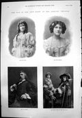 Old Man Iron Mask Adelphi Kate Rorke H Hanbury W Vernon Tod Sloan1899 Victorian