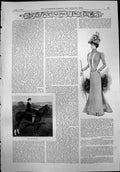 Old Print Mrs Penn Curzon Late Leonard Sheil Late Miss Rose Leclercq 1899 19th