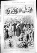 Print Cafe Chantant Hotel Cecil British Nurses Assoc Athletics Sandhurst1899