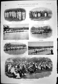 Old Eton Commemoration Boats Cricket Trooping Colour Prince Wales1899 Victorian