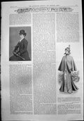 Antique Old Print Mrs Burn German Emperors Heligoland Cup Mappin & Webbs 1899