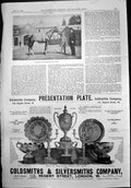 Antique Print Cyllene Trainer Mr Jarvis Mrs W L Wyllie Mappin & Webbs 1899 19th