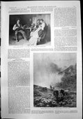 Old Crystal Palace Art Union Hiiside Glencoe L Hurt Vain Endeavour1899 19th