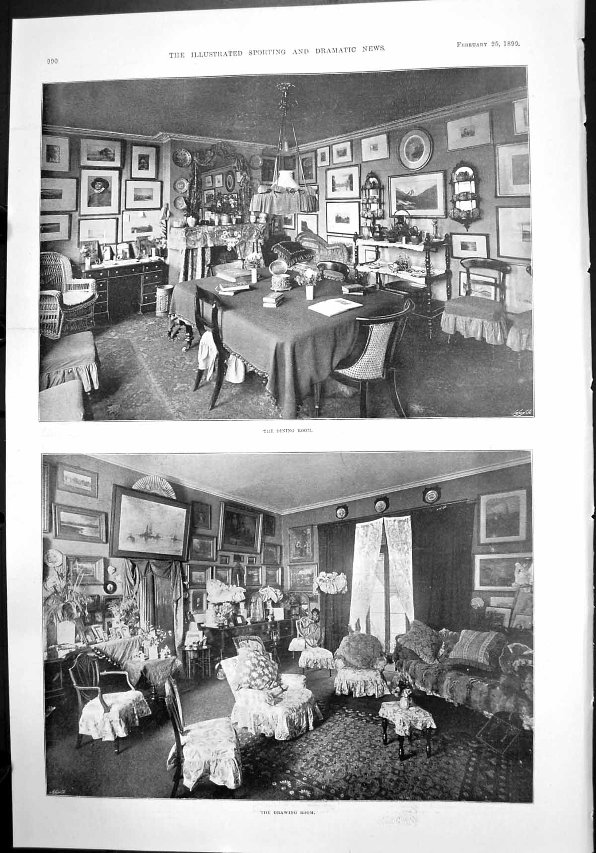 Old Dining Drawing Rooms Frederick Leslie Count Roberto Jupiter 1899 Victorian
