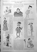 Old Antique Print Beauty And The Barge Character Studies Mrs Calvert 1904 20th
