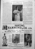Antique Old Print Lily Hanbury Actress Dog Engagement Herbert Guedalla 1904