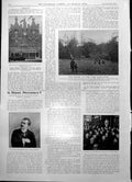 Old Print Visit King Queen Portugal Guildhall King Edward West Dean 1904 20th