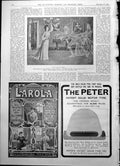 Antique Print Ghostly Haunting Mistletoe Chandelier Comedy Ladies Gent 1904