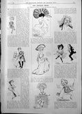 Antique Old Print Prince Pilsen Shaftesbury Theatre Caricatures Actors 1904