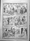 Antique Old Print Duke Diamonds A Regatta Week Romance Lady Father Rogue 1904