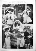Old Print Miss Marie Studholme At Home Captious Critic Casting Fish 1904 20th