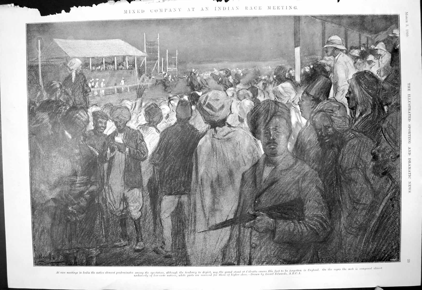 Old Indian Race Meeting Jackdaw Skating Princes Club J Greig H Page