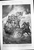 Antique Print Down Nullah Fall Brigade Training Down Swin Enchantress 1910 20th